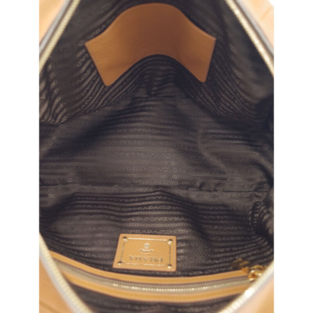 PRADA Leather Chain Shoulder Bag - Picture 3 of 9